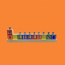 Load image into Gallery viewer, Outline Wood Block Menorah