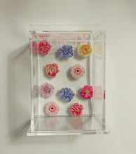Load image into Gallery viewer, Watercolor Design Lucite Tzedakah Box