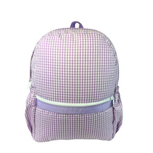Load image into Gallery viewer, Gingham Medium Backpack w/ Pocket