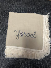 Load image into Gallery viewer, Fringe Swaddle Blanket with Embroidered Name

