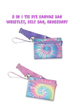 Load image into Gallery viewer, 3 in 1 Tie Dye Canvas Bag
