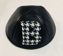 Load image into Gallery viewer, Houndstooth Initial Kippah
