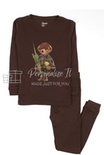 Load image into Gallery viewer, Girl Bear Sukkot Pajamas
