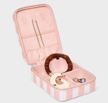 Load image into Gallery viewer, Stripe Pink Jewelry Box
