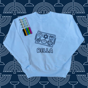 Color My Own Chanukah Sweatshirt