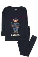 Load image into Gallery viewer, Boy Chanukah Fair Isle Bear Pajamas
