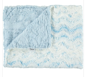 Embroidered Minky Baby Blanket