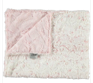 Embroidered Minky Baby Blanket