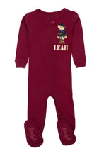 Load image into Gallery viewer, Girl Bear One Piece Chanukah Pajamas
