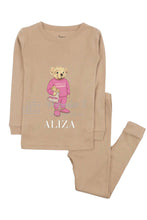 Load image into Gallery viewer, Girl Bear Pesach Pajamas
