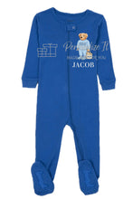 Load image into Gallery viewer, One Piece Boy Bear Pesach Pajamas
