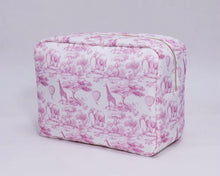Load image into Gallery viewer, Toile Jungle Animal Pouch
