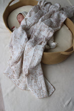 Load image into Gallery viewer, Delicate Neutral Branches Muslin Blanket
