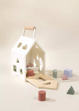 Load image into Gallery viewer, Wooden Shapes Sorting House

