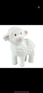 Rubber Lamb Teether/Rattle